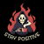 Stay Positive! Death Drinking Coffee by Tobe Fonseca tiny thumbnail