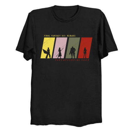 FFVII Remake Character Silhouettes tiny thumbnail