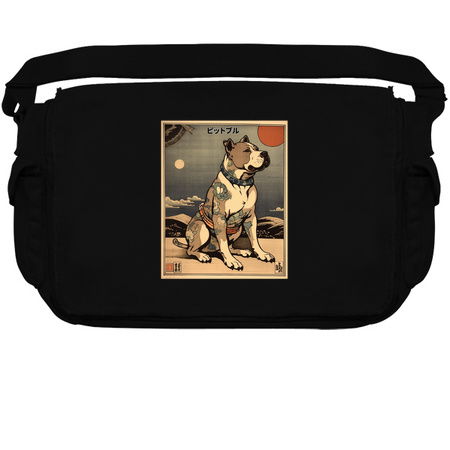 ukiyo-e pitbull Traditional Japanese Woodblock Prints tiny thumbnail