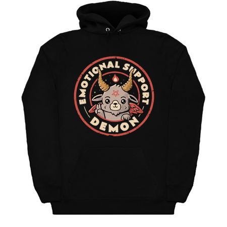 Emotional Support Demon - Funny Evil Baphomet Gift tiny thumbnail