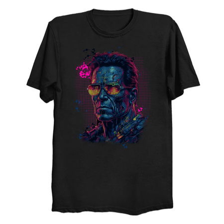 arnold schwarzenegger terminator synthwave tiny thumbnail
