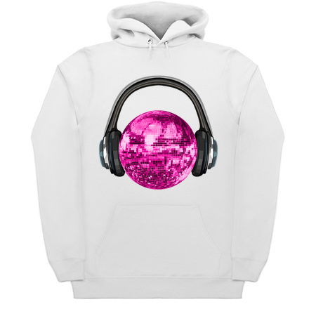 Pink Disco Ball with Headphones tiny thumbnail