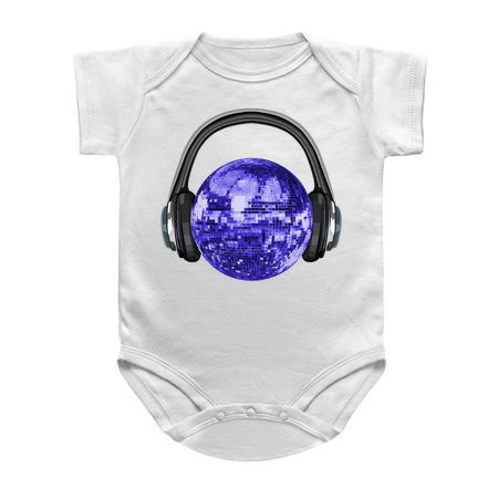 70s Indigo Disco Ball with Headphones tiny thumbnail