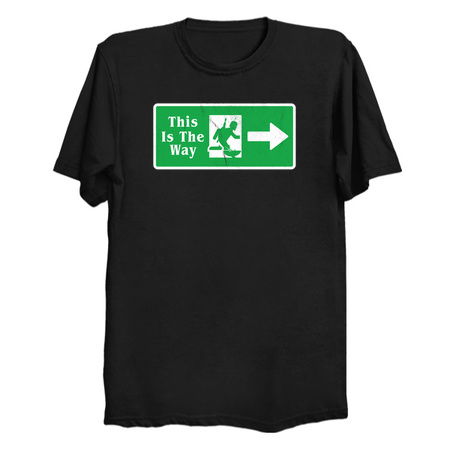 This is the way, the mandalorian Tee shirt. star wars fans shirt tiny thumbnail