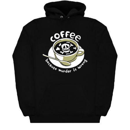 Coffee Because Murder Is Wrong Skeleton by Tobe Fonseca tiny thumbnail