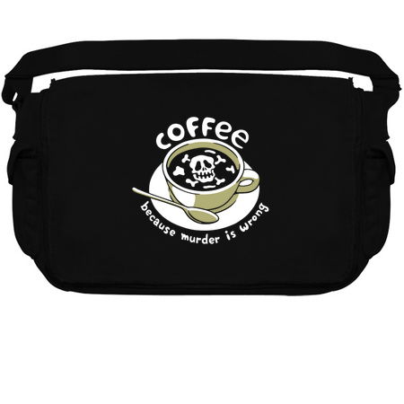 Coffee Because Murder Is Wrong Skeleton by Tobe Fonseca tiny thumbnail