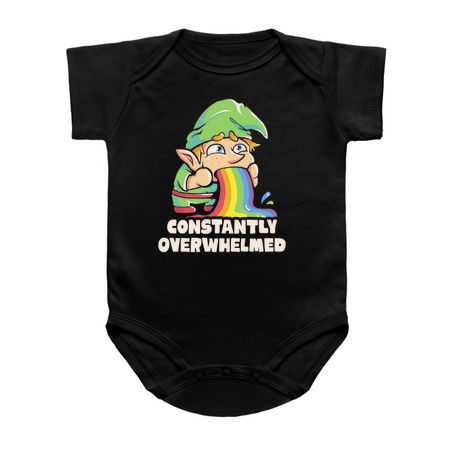Constantly Overwhelmed - Funny Gnome Rainbow Gift tiny thumbnail