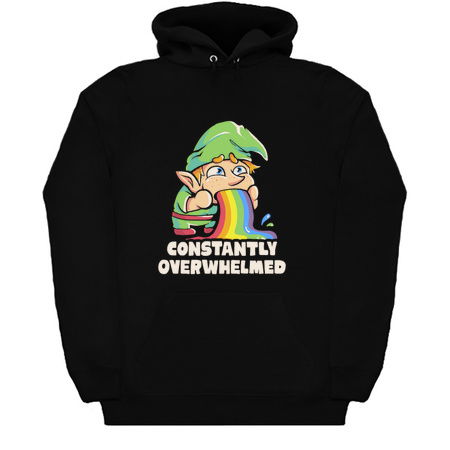 Constantly Overwhelmed - Funny Gnome Rainbow Gift tiny thumbnail