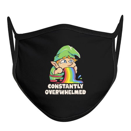 Constantly Overwhelmed - Funny Gnome Rainbow Gift tiny thumbnail
