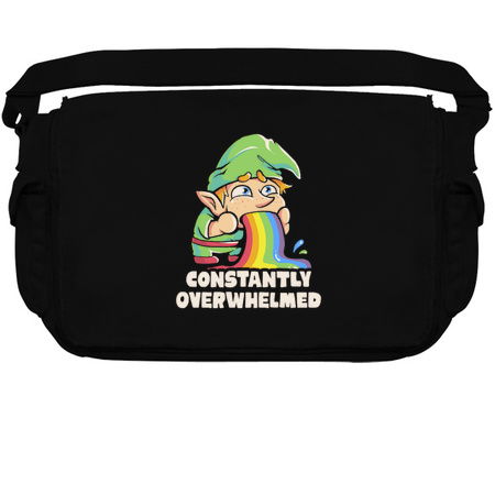 Constantly Overwhelmed - Funny Gnome Rainbow Gift tiny thumbnail