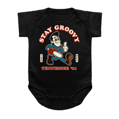 Stay Groovy - Evil Dead - Vintage Distressed Retro Cartoon tiny thumbnail