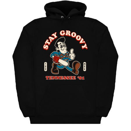 Stay Groovy - Evil Dead - Vintage Distressed Retro Cartoon tiny thumbnail