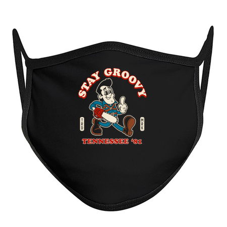 Stay Groovy - Evil Dead - Vintage Distressed Retro Cartoon tiny thumbnail