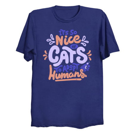 It's So Nice Of Cats To Adopt Humans by Tobe Fonseca tiny thumbnail