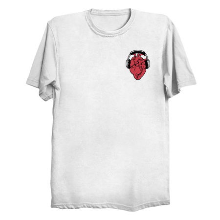 I Love Music Headset Anatomic Heart by Tobe Fonseca tiny thumbnail