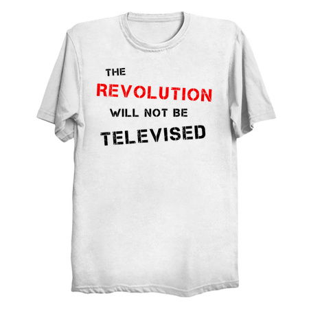 The Revolution Will Not Be Televised (Black/Red) tiny thumbnail