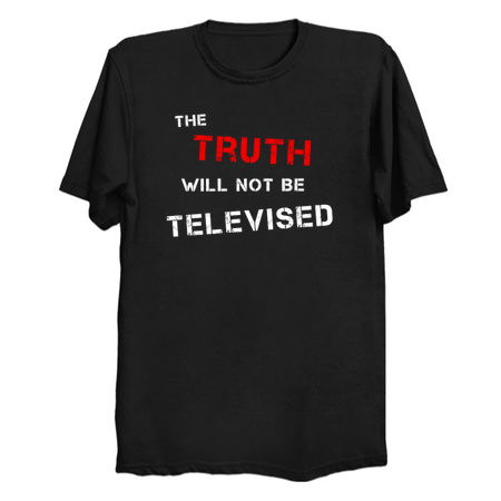 The Truth Will Not Be Televised (White/Red) tiny thumbnail