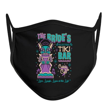 Bride of Frankenstein Tiki Bar - Retro Vintage Creepy Cute Surf tiny thumbnail