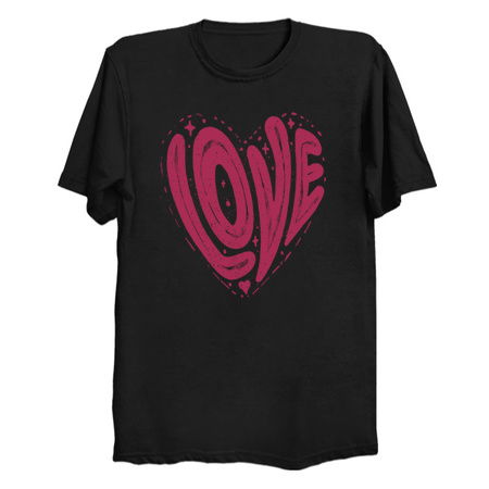 Love in a Heart Shape Viva Magenta by Tobe Fonseca tiny thumbnail