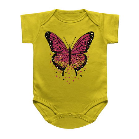 Monarch Butterfly Autumn Leaves Viva Magenta by Tobe Fonseca tiny thumbnail