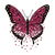 Monarch Butterfly Autumn Leaves Viva Magenta by Tobe Fonseca tiny thumbnail