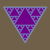 90s Triangle of Teal and Purple tiny thumbnail