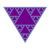 90s Triangle of Teal and Purple tiny thumbnail