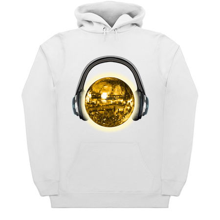 Gold Sunny Disco Ball Sun with Headphones tiny thumbnail