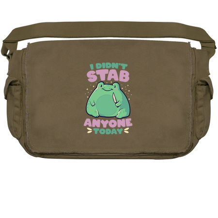 I Didn't Stab Anyone Today - Funny Cute Frog Gift tiny thumbnail