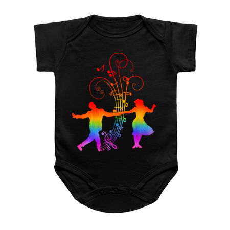 1940s Rainbow Swing Dancers Silhouettes tiny thumbnail