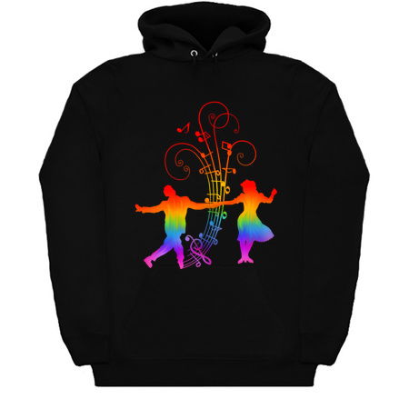 1940s Rainbow Swing Dancers Silhouettes tiny thumbnail