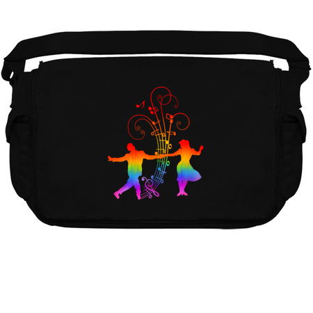 1940s Rainbow Swing Dancers Silhouettes tiny thumbnail