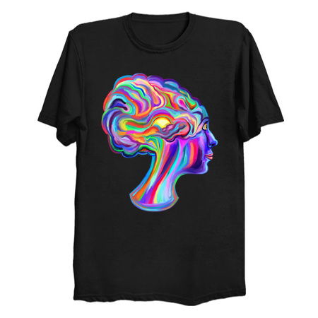Psychedelic Creative Brainstorm Girl tiny thumbnail