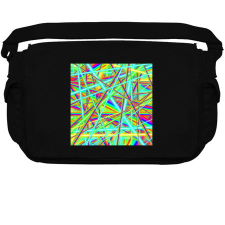 80s Rainbow Neon Strobe Light Abstract Pattern tiny thumbnail