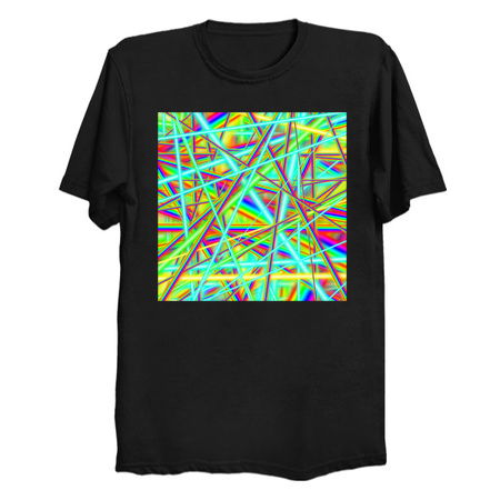 80s Rainbow Neon Strobe Light Abstract Pattern tiny thumbnail