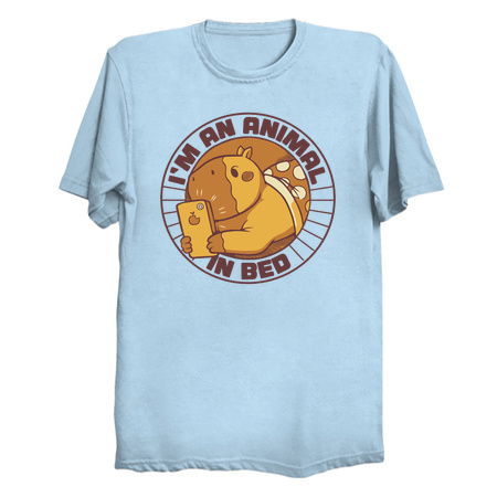 I'm an Animal in Bed Capybara by Tobe Fonseca tiny thumbnail
