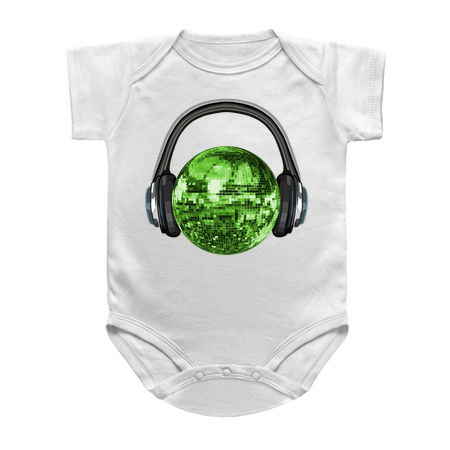Green Disco Ball with Headphones tiny thumbnail