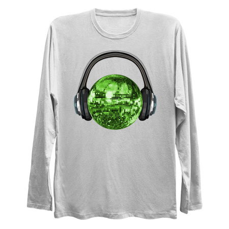 Green Disco Ball with Headphones tiny thumbnail