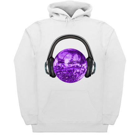 Purple Disco Ball with Headphones tiny thumbnail