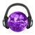 Purple Disco Ball with Headphones tiny thumbnail