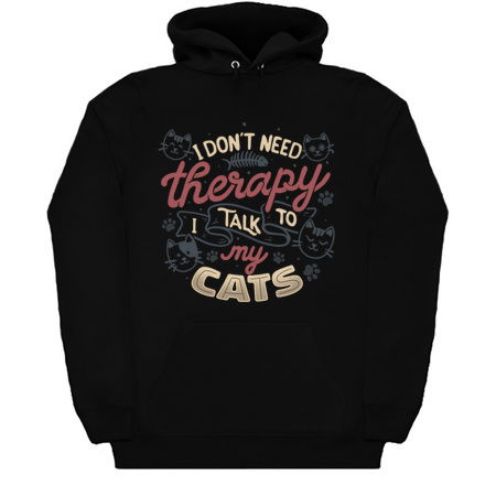 I Don’t Need Therapy I Talk To My Cats by Tobe Fonseca tiny thumbnail