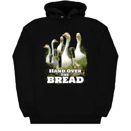 Hand Over The Bread! Funny Geese Gangsters tiny thumbnail