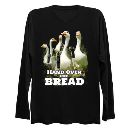 Hand Over The Bread! Funny Geese Gangsters tiny thumbnail