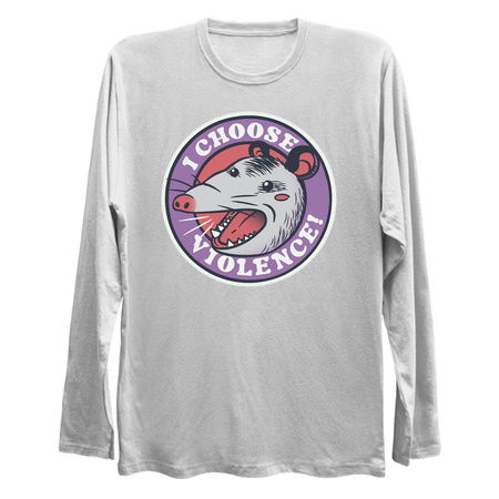 I Choose Violence Skunk Opossum by Tobe Fonseca tiny thumbnail