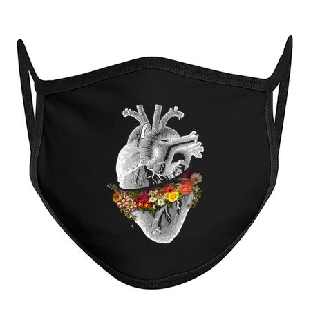 Vintage Heart Flower Collage by Tobe Fonseca tiny thumbnail