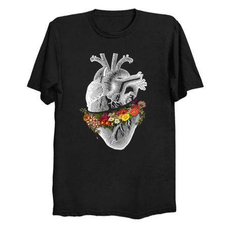 Vintage Heart Flower Collage by Tobe Fonseca tiny thumbnail