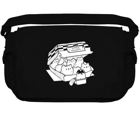 Kitten Nuggets Fast Food Cat Black and White by Tobe Fonseca tiny thumbnail