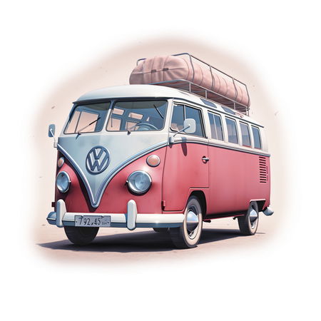 Retro Camper Van IV NeatoShop - Main Image