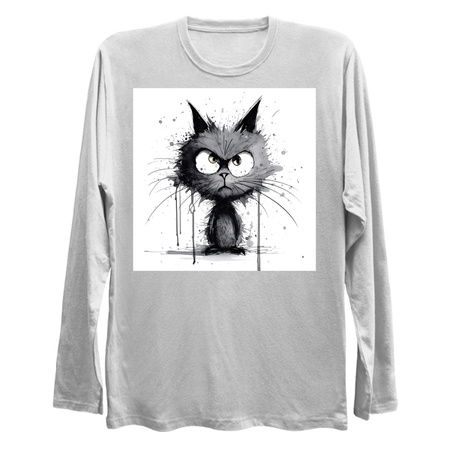 Distressed Grungy Punky Graffiti Cat Portrait VIII tiny thumbnail