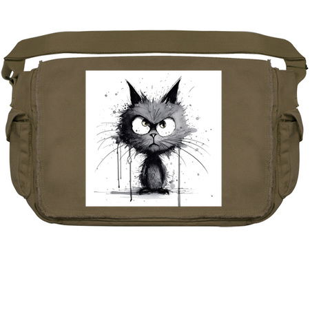 Distressed Grungy Punky Graffiti Cat Portrait VIII tiny thumbnail